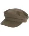 San Diego Hat Company Polly Twill Fishermans Cap In Green