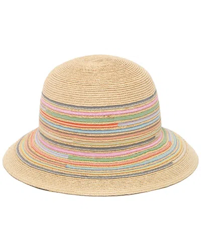 San Diego Hat Company Raffia Bucket Hat In Brown