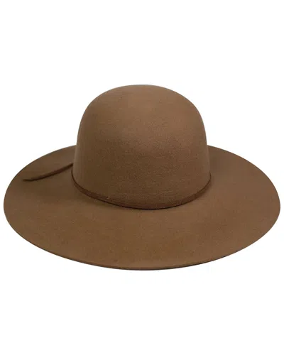 San Diego Hat Company Round Crown Wool Floppy Hat In Brown