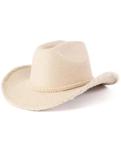 San Diego Hat Company Sherpa Cattleman's Crease Cowboy Hat In Brown