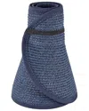San Diego Hat Company Signature Ultrabraid Large Brim Visor In Blue