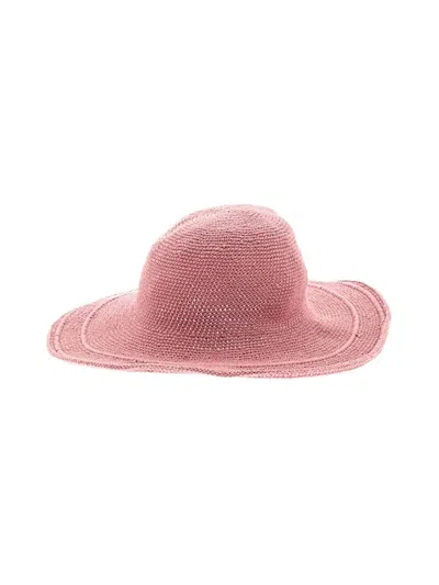 Pre-owned San Diego Hat Company Sun Hat In Pink