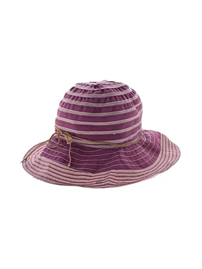 Pre-owned San Diego Hat Company Sun Hat In Purple
