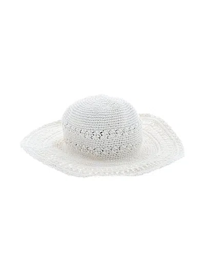 Pre-owned San Diego Hat Company Sun Hat In White