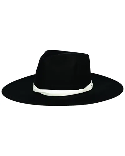 San Diego Hat Company Wide Brim Fedora In Black