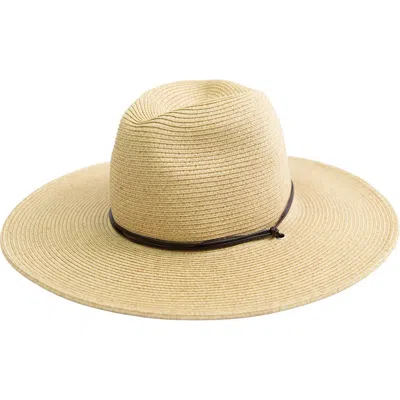 San Diego Hat El Campo Wide Brim Woven Straw Hat In Yellow