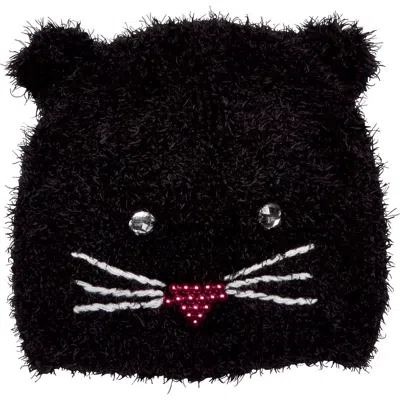 San Diego Hat Embellished Animal Beanie In Black
