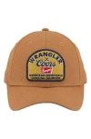 San Diego Hat Embroidered Patch Snap Back Cap In Brown