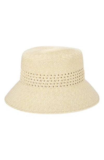 San Diego Hat Everyday Woven Bucket Hat In Mix Natural