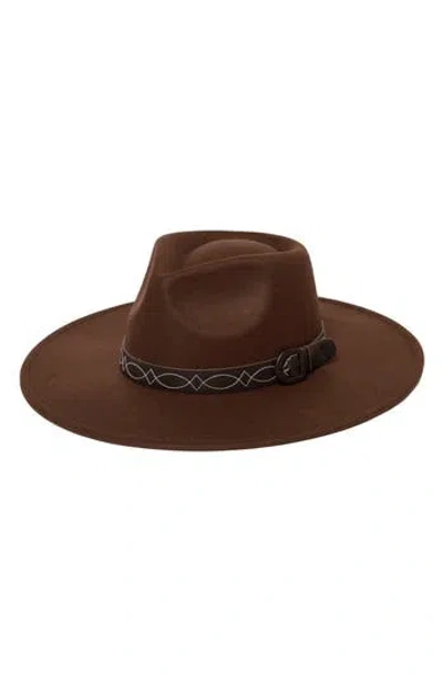 San Diego Hat Fedora Hat In Brown