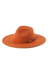 San Diego Hat Fedora Hat In Rust