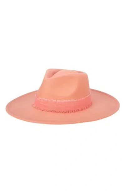 San Diego Hat Felt Fedora Hat In Red