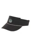 San Diego Hat Golf Snapback Visor In Black