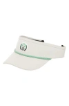 San Diego Hat Golf Snapback Visor In White