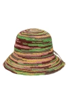 San Diego Hat Irish Crochet Raffia Packable Bucket Hat