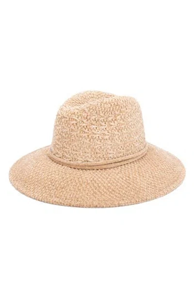 San Diego Hat Knit Fedora In Brown