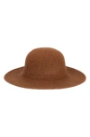 San Diego Hat Knit Floppy Hat In Brown