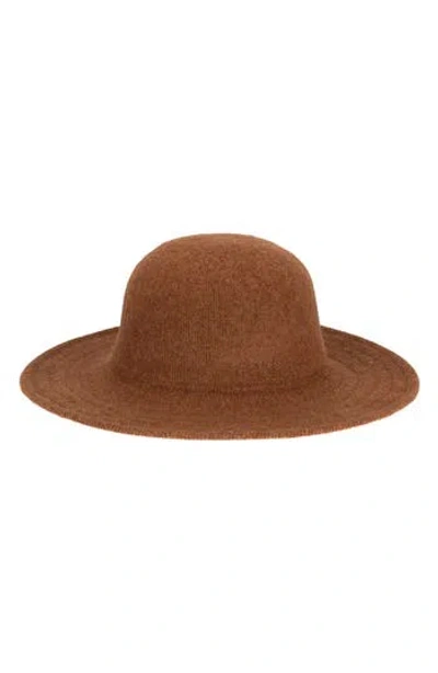 San Diego Hat Knit Floppy Hat In Brown