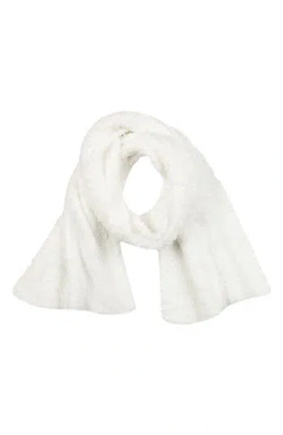San Diego Hat Knit Scarf In White