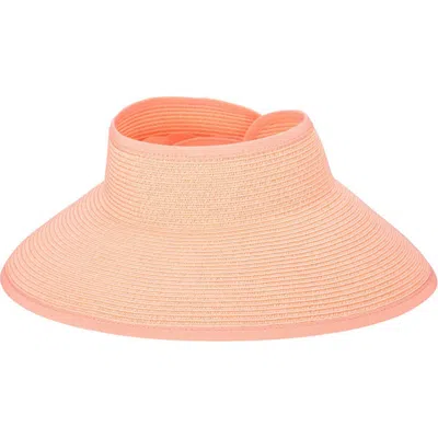 San Diego Hat Large Brim Upf 50+ Visor In Red