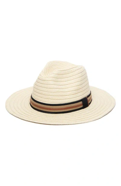 San Diego Hat Layered Band Paper Straw Panama Hat In Neutral
