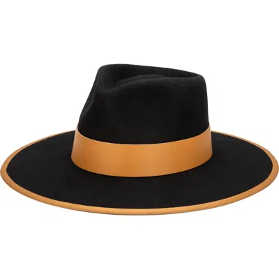 San Diego Hat Orchard Hill Wool Fedora Hat In Black