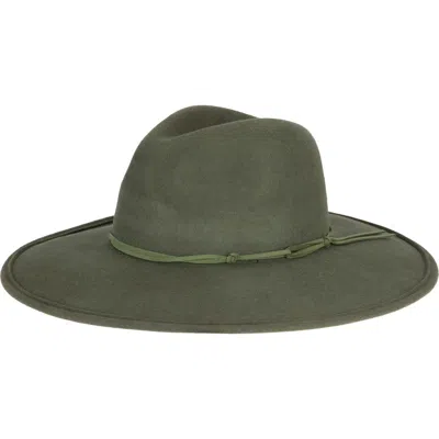 San Diego Hat Orchard Hill Wool Fedora Hat In Olive
