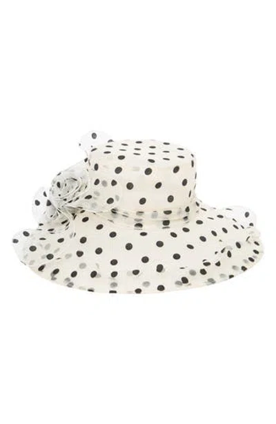 San Diego Hat Organza Dress Hat In White