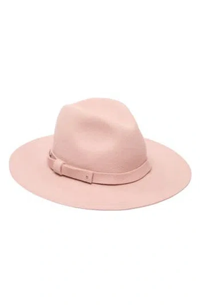 San Diego Hat Packable Wool Felt Fedora Hat In Orange