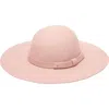 San Diego Hat Packable Wool Felt Hat In Purple