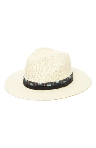 San Diego Hat Pinch Crown Fedora In Ivory