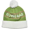 San Diego Hat Print Cuffed Beanie In Green
