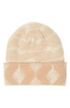 San Diego Hat Print Knit Cuffed Beanie In Neutral