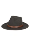 San Diego Hat Rivet Fedora In Charcoal