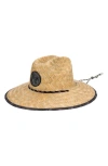 San Diego Hat Rush Straw Cattleman Crease Sun Hat In Brown