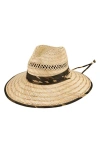 San Diego Hat Rush Straw Upf 50 Outback Hat In Brown
