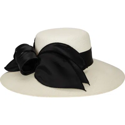 San Diego Hat Satin Bow Hat In Yellow