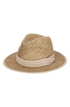 San Diego Hat Seagrass Fedora In Natural