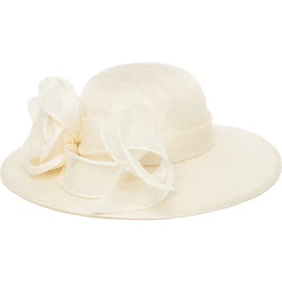San Diego Hat Sinamay Dress Hat In Ivory