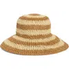 San Diego Hat Stripe Sun Hat In Red