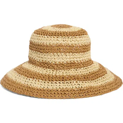 San Diego Hat Stripe Sun Hat In Red