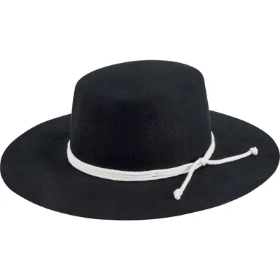 San Diego Hat Wool Felt Wide Brim Boater Hat In Green