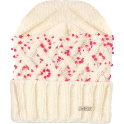 San Diego Hat X Trina Turk Knit Beanie In Brown