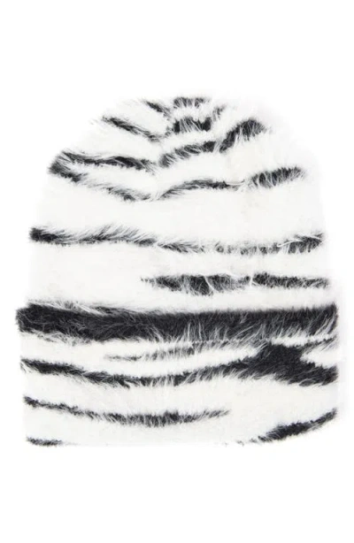 San Diego Hat Zebra Beanie In Black