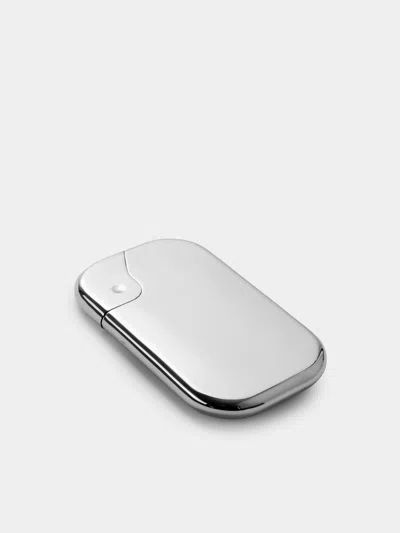 San Lorenzo 1971 Afra And Tobia Scarpa Sterling Silver Whiskey Flask In Metallic