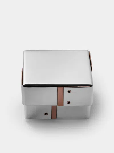 San Lorenzo 1972 Afra And Tobia Scarpa Sterling Silver Square Box