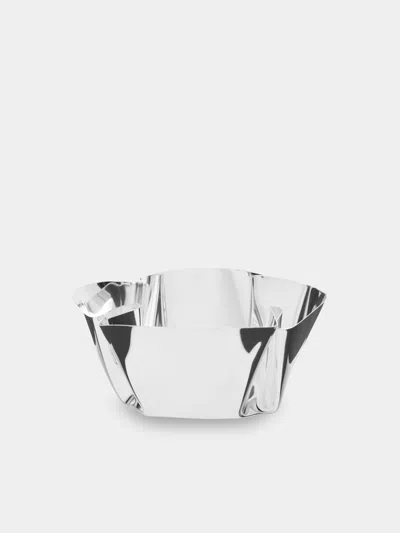 San Lorenzo 1993 Afra And Tobia Scarpa Cartoccio Pure Silver Bowl (3in/8cm)
