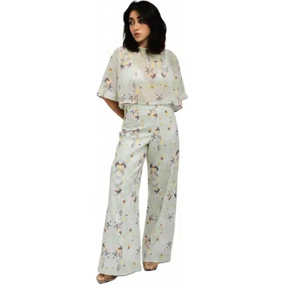 San Malo Camellia Top In Gray
