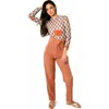 San Malo Shell Pants In Multi