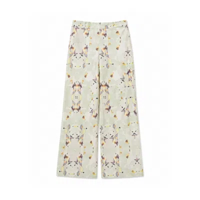 San Malo Women's Camellia Palazzo Pant In Multi